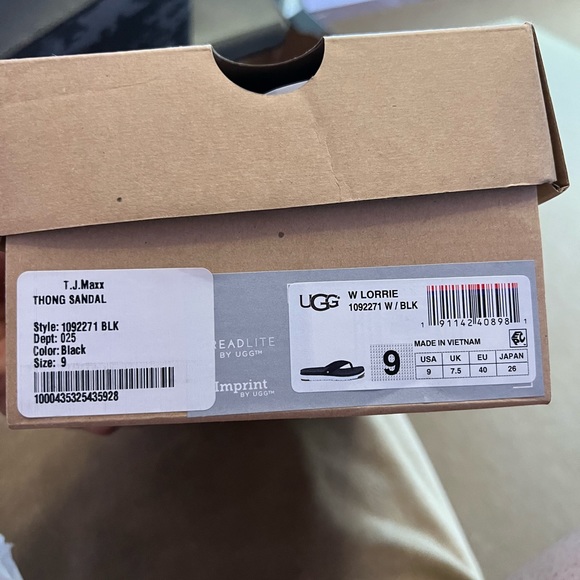 NWT Size 8.5 / 9 UGG Suede Thong Sandal - Picture 7 of 10